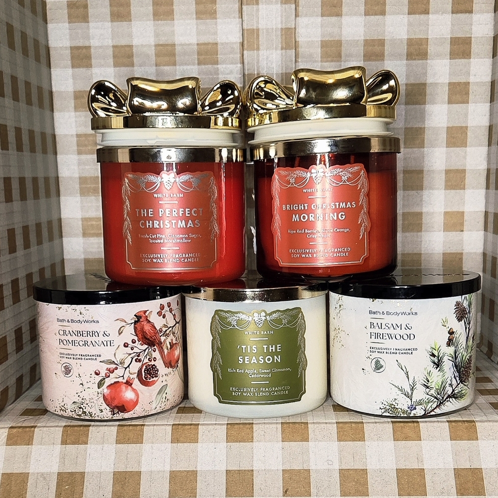 Bath and Body Works 3-Wick Candle Limited Edition Lids